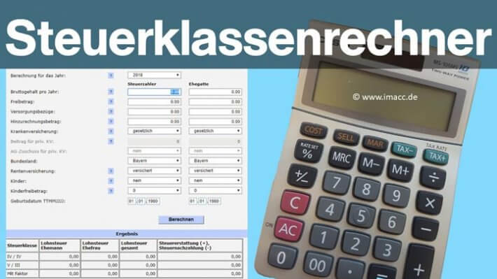 Steuerklassenrechner 2024: Beste Steuerklassen Berechnen